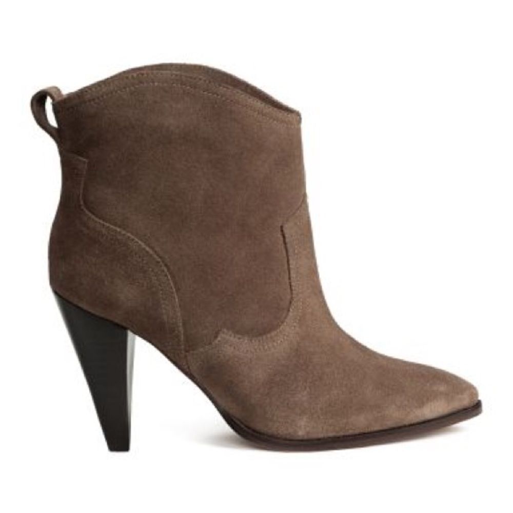 H & M suede ankle‎ Boots size 7 A5